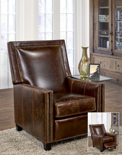 620 - Leather Reclining Chair, Luxury Leather Reclining Chair, Quality Leather Reclining Chair, Modern Leather Reclining Chair, Leather Living Room Chair, Top Grain Leather Reclining Chair by SmartLiving Furniture - Best Canadian based Manufacturer of Leather Reclining Chair having dealer in Brampton, Vaughan, Pickering, Mississauga, Oakville, Scarborough, Kingston, Sudbury, Quebec and Other provinces of Canada
