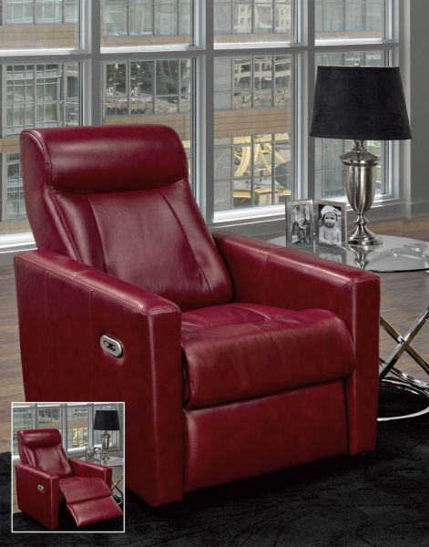 694 - Leather Reclining Chair, Luxury Leather Reclining Chair, Quality Leather Reclining Chair, Modern Leather Reclining Chair, Leather Living Room Chair, Top Grain Leather Reclining Chair by SmartLiving Furniture - Best Canadian based Manufacturer of Leather Reclining Chair