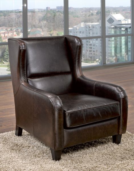 797 - Leather Chair, Luxury Leather Chair, Quality Leather Chair, Modern Leather Chair, Leather Living Room Chair by SmartLiving Furniture