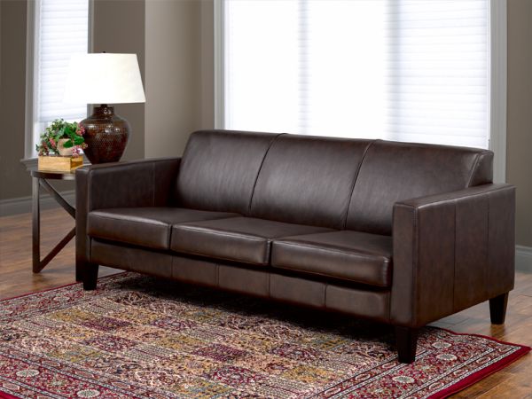 Metropolitan 400 -  Living Room Luxury Leather Sofa by SmartLiving Furniture - Manufacturer of Top Grain Leather Sofa based in Toronto, Canada having dealer in Brampton, Vaughan, Pickering, Mississauga, Oakville, Scarborough, Kingston, Sudbury, Quebec and Other provinces of Canada